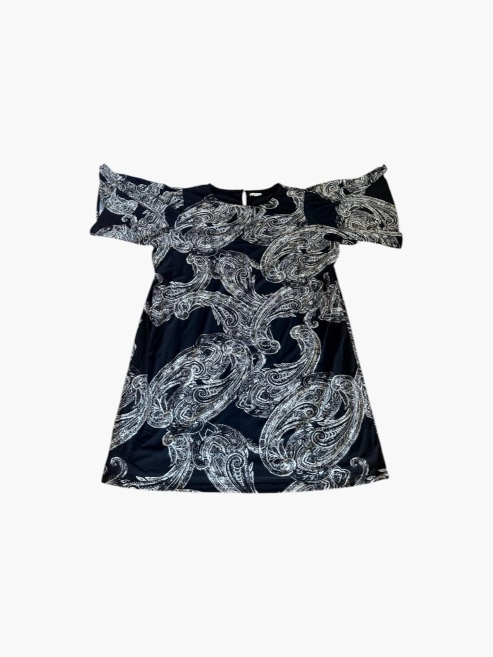 Boho Paisley Bell Sleeve Shift Dress Est. Cato’s  — Women’s 26W / 28W
